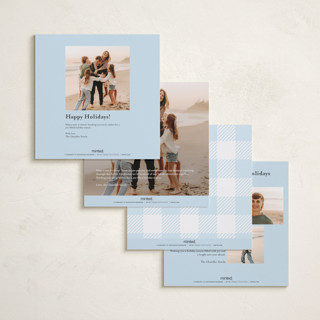 This is a winter sky holiday photo cards with standard by Diane Pearse called new year grid printing on recycled smooth signature in square