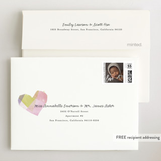 This is a candy wedding thank you cards with standard by Karidy Walker called crafted heart printing on signature in standard