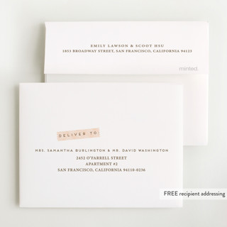 This is a blush baby shower thank you cards with foil pressed by Corie Page called floral pram printing on strathmore in standard