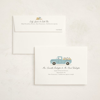 This is a lake baby shower thank you cards with standard by Karidy Walker called classic truck printing on strathmore in standard