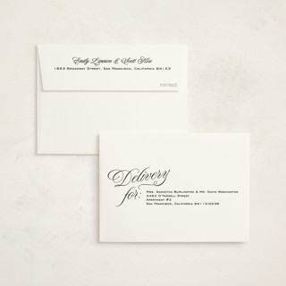 This is a parchment baby shower thank you cards with standard by Lea Delaveris called hello there printing on strathmore in standard