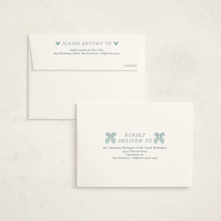 This is a bluebell baby shower thank you cards with standard by Jackie Crawford called little ducks printing on strathmore in standard