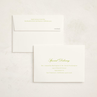 This is a blush baby shower thank you cards with standard by Baumbirdy called lola printing on strathmore in standard
