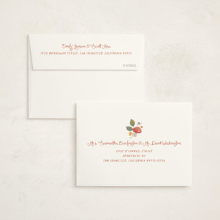 This is a ivory baby shower thank you cards with standard by Becky Nimoy called insect garden printing on strathmore in standard