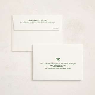 This is a bluebird baby shower thank you cards with standard by Kelly Watkins called a nesting party printing on strathmore in standard