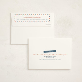 This is a navy baby shower thank you cards with standard by Claudia Orengo called disney's dumbo stork baby on the way printing on strathmore in standard