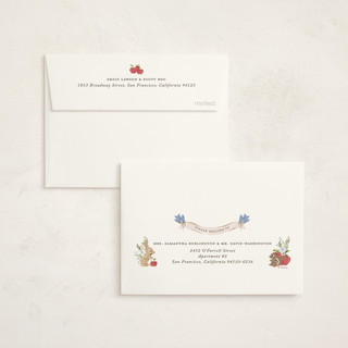 This is a blue skies baby shower thank you cards with standard by Erin L. Wilson called disney's snow white someday printing on strathmore in standard