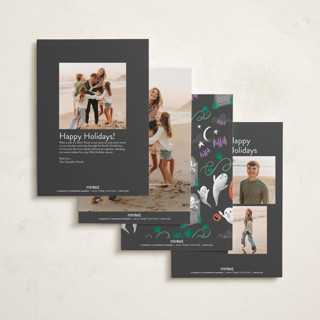 This is a cauldron halloween party invitations cards with standard by Jackie Crawford called wonderful time of the year printing on signature in petite