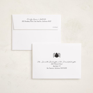 This is a night halloween party invitations cards with standard by Morgan Kendall called web printing on recycled smooth signature in petite