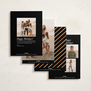 This is a candy halloween party invitations cards with standard by Jackie Crawford called merry and fright printing on recycled smooth signature in petite