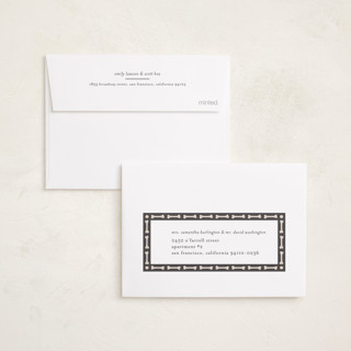 This is a cauldron halloween party invitations cards with standard by Alexandra Cohn called bone frame printing on recycled smooth signature in petite