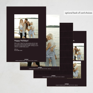 This is a ink holiday photo cards with standard by Stacey Meacham called minimalist border printing on recycled smooth signature in standard