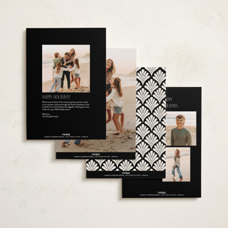 This is a ink holiday photo cards with standard by Ekko Studio called married & bright printing on recycled smooth signature in standard