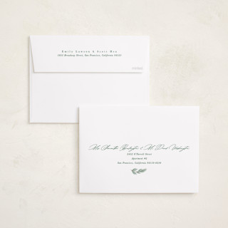 This is a pine holiday photo cards with standard by Amy Kross called new happy place printing on recycled smooth signature in standard
