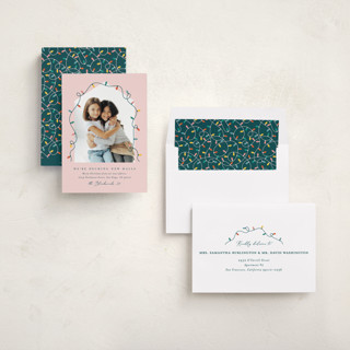 This is a fruitcake holiday photo cards with standard by Erica Krystek called christmas move printing on recycled smooth signature in standard
