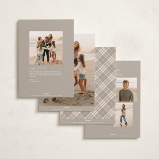 This is a snow holiday photo cards with standard by Robert and Stella called film collage printing on recycled smooth signature in standard