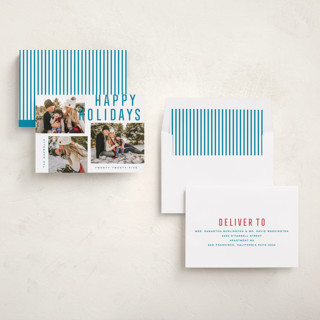 This is a wintermint holiday photo cards with standard by Kristie Kern called telluride printing on recycled smooth signature in standard