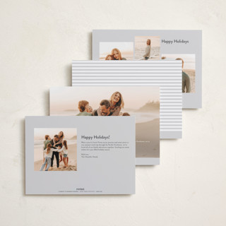 This is a charcoal holiday photo cards with standard by JoAnn Jinks called serif printing on recycled smooth signature in standard