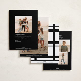 This is a snow holiday photo cards with standard by Blustery August called abode printing on recycled smooth signature in standard