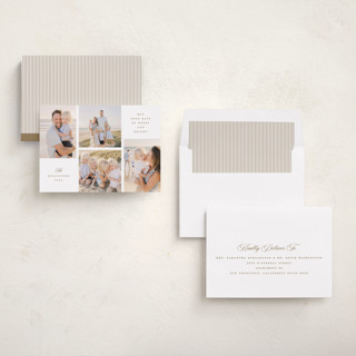 This is a caramel holiday photo cards with standard by Kristie Kern called the essence printing on recycled smooth signature in standard