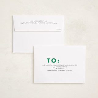 This is a evergreen holiday photo cards with standard by Angela Thompson called simple type printing on recycled smooth signature in standard