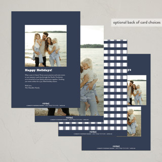 This is a midnight holiday photo cards with standard by Kristen Knechtel called indeed printing on recycled smooth signature in standard