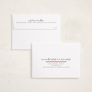 This is a midnight holiday photo cards with standard by Kelly Watkins called merry modern printing on recycled smooth signature in standard