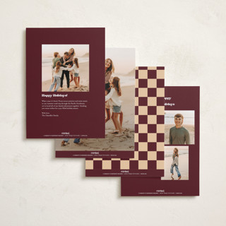 This is a mulled wine holiday photo cards with standard by Creo Study called modern minimalism printing on recycled smooth signature in standard