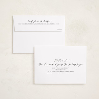 This is a ivory holiday photo cards with standard by Cass Loh called written wish printing on recycled smooth signature in standard