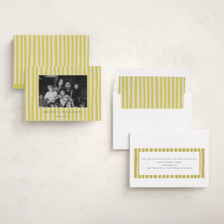 This is a halo holiday photo cards with standard by Alicia Schultz called soft ambience printing on recycled smooth signature in standard