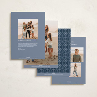 This is a midnight holiday photo cards with standard by Melanie Kosuge called merry monoline printing on recycled smooth signature in standard