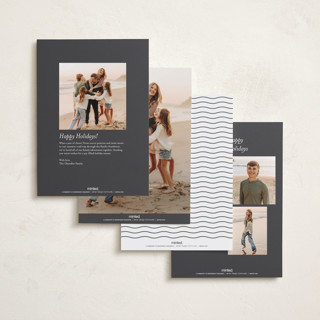 This is a snow holiday photo cards with standard by Deynaaz Daraei called ashby printing on recycled smooth signature in standard