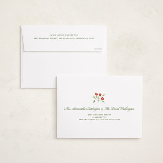 This is a evergreen holiday photo cards with standard by Sarah Knight called wintergarden printing on recycled smooth signature in standard