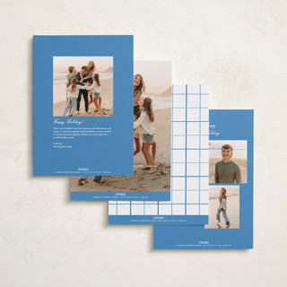 This is a frost holiday photo cards with standard by Kanika Mathur called vintage line frame printing on recycled smooth signature in standard
