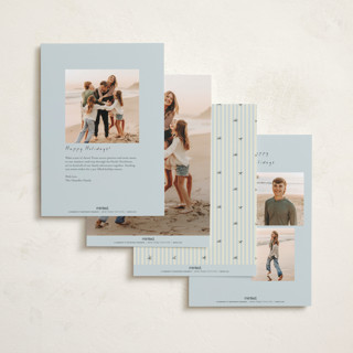 This is a ice holiday photo cards with standard by Helena Vitto called vintage album printing on recycled smooth signature in standard