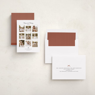 This is a linen holiday photo cards with standard by Jennifer Postorino called delicate printing on recycled smooth signature in standard