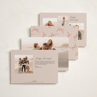 This is a candied grapefruit holiday photo cards with standard by Randi Cirelli called newlywed toast printing on recycled smooth signature in standard
