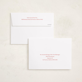 This is a cardinal holiday photo cards with standard by Beth Vassalo called holiday handwritten printing on recycled smooth signature in standard