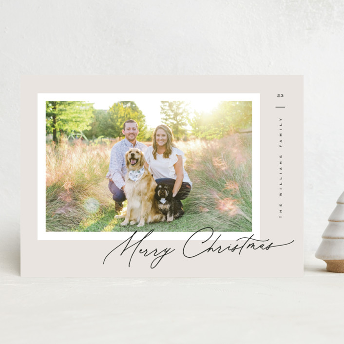 Founded Holiday Photo Cards by Pixel and Hank Minted