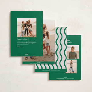 This is a pine holiday photo cards with standard by Anna Elder called and then us printing on recycled smooth signature in standard
