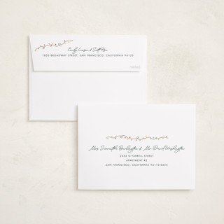 This is a forest holiday photo cards with standard by Holly Whitcomb called crazy lights printing on recycled smooth signature in standard
