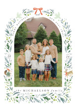 Woodland Arch Holiday Photo Cards By Hannah Williams