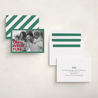 This is a wreath holiday photo cards with standard by Maria Alou called holiday poster printing on recycled smooth signature in standard