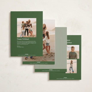 This is a holiday holiday photo cards with standard by Kelly Schmidt called vintage border printing on recycled smooth signature in standard
