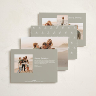 This is a tinsel holiday photo cards with standard by Adelyn T. called tokyo printing on recycled smooth signature in standard