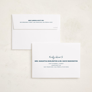 This is a navy holiday photo cards with standard by Erica Krystek called unfiltered joy printing on recycled smooth signature in standard