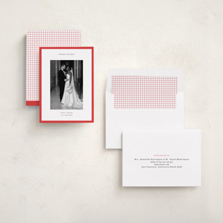 This is a berry holiday photo cards with standard by Wendy Chung called classic border printing on recycled smooth signature in standard