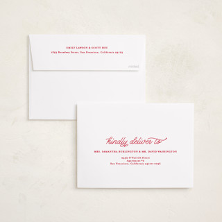 This is a peppermint holiday photo cards with standard by Leah Ragain called what a wonderful life printing on recycled smooth signature in standard