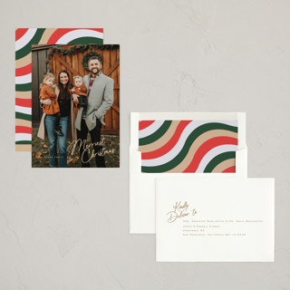 This is a cornucopia holiday photo cards with standard by chocomocacino called rosquillas printing on recycled smooth signature in standard
