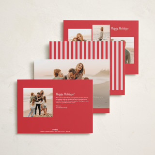 This is a santa suit holiday photo cards with standard by Kristie Kern called the charleston printing on recycled smooth signature in standard